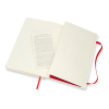 Moleskine ​​​​​​​Anteckningsbok | Linjerat | Moleskine Large | Soft Cover | röd IMQP616F2 313076 - 4