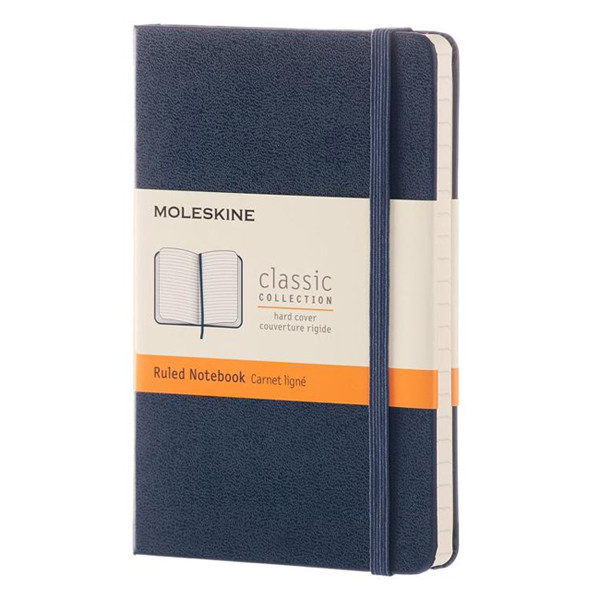 Moleskine ​​​​​​​Anteckningsbok | Linjerat | Moleskine Pocket | Hard Cover | blå IMMM710B20 313071 - 1