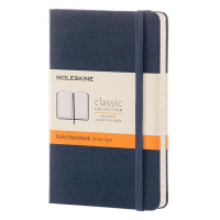 Moleskine ​​​​​​​Anteckningsbok | Linjerat | Moleskine Pocket | Hard Cover | blå IMMM710B20 313071