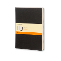Moleskine ​​​​​​​Anteckningsbok | Linjerat | Moleskine XL | Soft Cover | svart | 3st IMQP321 313099