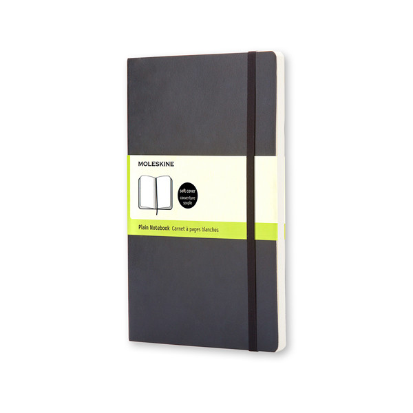 Moleskine Anteckningsbok | Blank | Moleskine Large | Soft Cover | svart IMQP618 313060 - 1