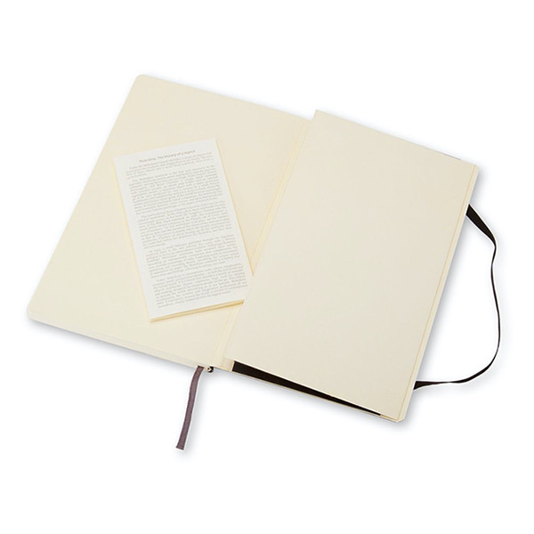 Moleskine Anteckningsbok | Blank | Moleskine Large | Soft Cover | svart IMQP618 313060 - 3