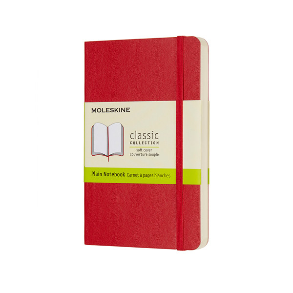 Moleskine Anteckningsbok | Blank | Moleskine Pocket | Soft Cover | röd IMQP613F2 313056 - 1