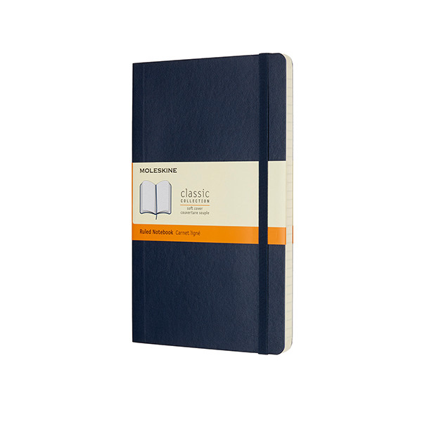 Moleskine Anteckningsbok | Linjerat | Moleskine Large | Soft Cover | blå IMQP616B20 313078 - 1