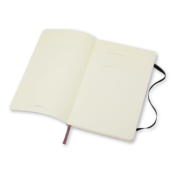 Moleskine Anteckningsbok | Linjerat | Moleskine Large | Soft Cover | svart IMQP616 313074 - 2