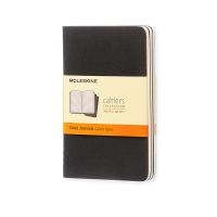 Moleskine Anteckningsbok | Linjerat | Moleskine Pocket | Soft Cover | svart | 3st IMQP311 313093