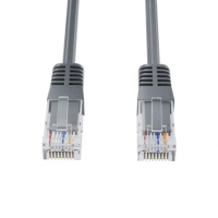 Nätverkskabel CAT6 U/UTP | 2m | grå | 123ink