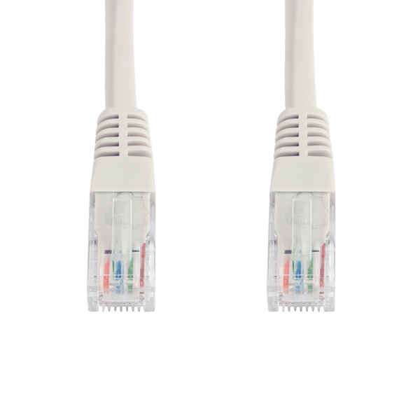 Nätverkskabel CAT6a U/UTP | 1m | grå | 123ink 21990871C 55419C K8109GR.1C 302297 - 1