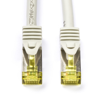 Nätverkskabel CAT7 S/FTP | 0.25m | grå 91567 MK7001.0.25G K010614036