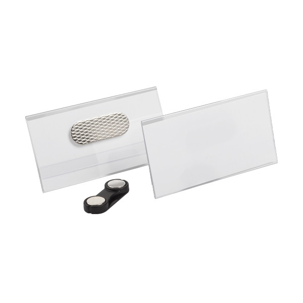 Namnskylt med magnet | 75 x 40mm | 123ink | 25st 121267C 811619C 301915 - 1