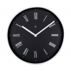 NeXtime väggklocka silvergrå med svart urtavla (Ø 25 cm) NX-7324 237815