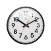 NeXtime väggklocka svart med vit urtavla (Ø 26 cm) NX-7308ZW 219508