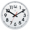 NeXtime väggklocka vit med vit urtavla (Ø 26 cm) $$ NX-7308WI 219515