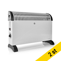 Konvektorelement 2000W | Nedis | rum upp till 25m² | vit 2st 225512