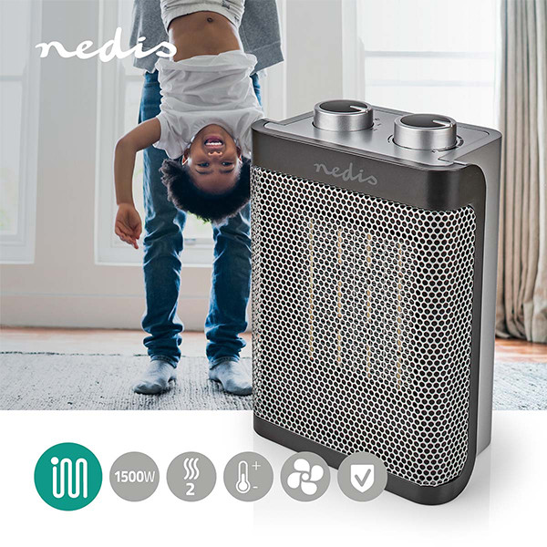 Nedis Värmefläkt 1500W | Nedis | rum upp till 20m² HTFA16GY K170101178 - 2