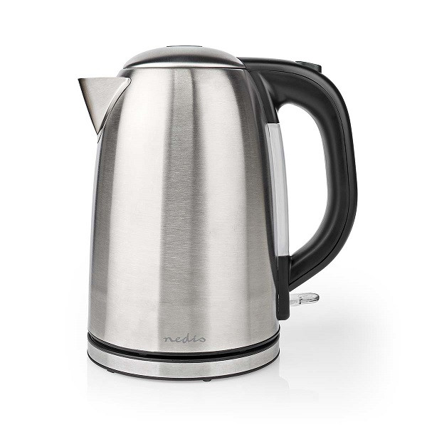 Nedis Vattenkokare 1,7L | Nedis | rostfritt stål silver-svart KAWK350EAL K170108160 - 1