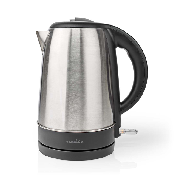 Nedis Vattenkokare 1,7L | Nedis | rostfritt stål silver-svart KAWK350EAL K170108160 - 3