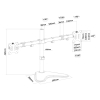 Neomounts Monitorarm för 2 monitorer | Neomounts by NewStar | svart (stående) FPMA-D550DDBLACK 200303 - 3