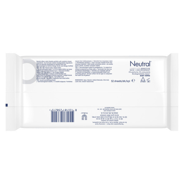 Våtservetter 52/fp | Neutral SNE01026 - 3