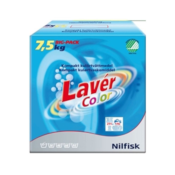 Tvättmedel 7,5kg | Nilfisk Lavér Color 360266 - 1