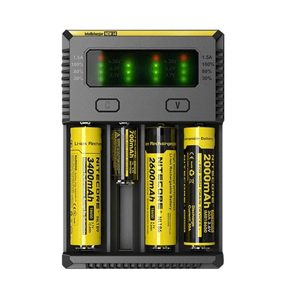 Nitecore Intellicharger New i4 batteriladdare 10440 14500 16430 17335 17500 ANB00813 - 2