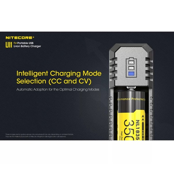Nitecore UI1 USB batteriladdare 10340 10350 10440 10500 12340 ANI00272 - 3