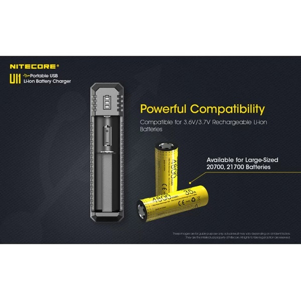 Nitecore UI1 USB batteriladdare 10340 10350 10440 10500 12340 ANI00272 - 6