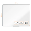 > Whiteboard 150 x 120cm magnetisk emalj | Nobo Premium Plus [PALLFRAKT] 427004 - 2