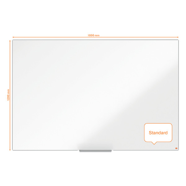 [DP] Whiteboard 180 x 120cm magnetisk emalj | Nobo Impression Pro 247411 - 1