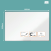 | Whiteboard 150 x 100cm magnetlackerat stål | Nobo Essence [PALLFRAKT] 427001 - 2