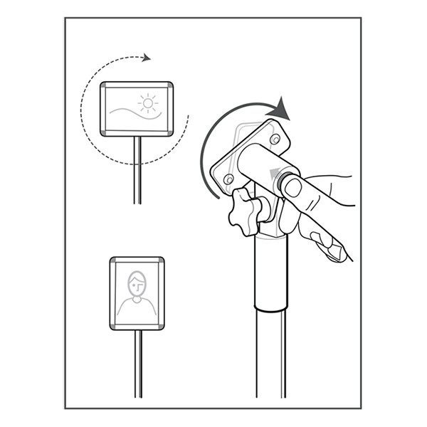 Nobo Affischram A3 | Nobo | aluminium | höj- och sänkbart stativ 1902384 247381 - 5