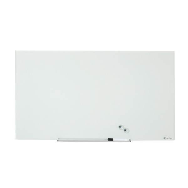 Glastavla 126 x 71,1cm magnetisk vit | Nobo Diamond Widescreen 247329 - 1