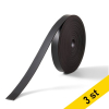 Magnettejp självhäftande (skrivbar) 1cm x 5m | Nobo svart 3st 247498 - 1
