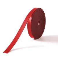 Magnettejp skrivbar | självhäftande | 5mm x 2m | röd