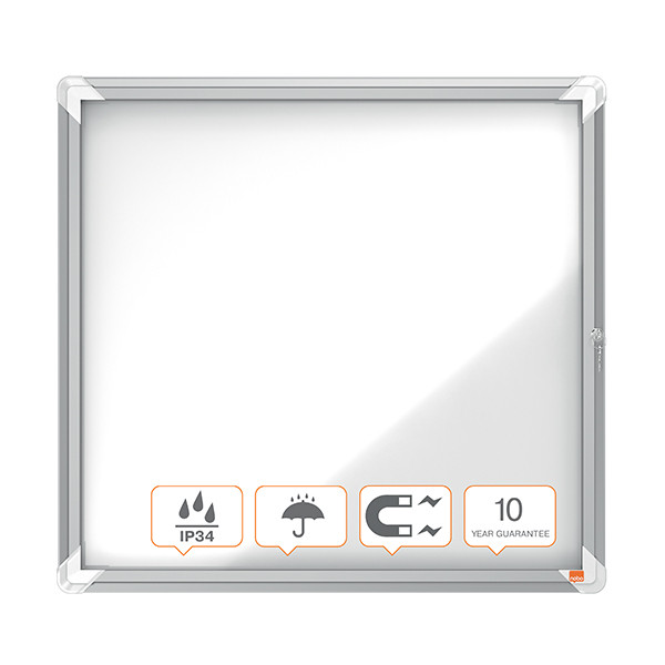 Skyltskåp låsbar 6x A4 | utomhus | Nobo Premium Plus 247485 - 2