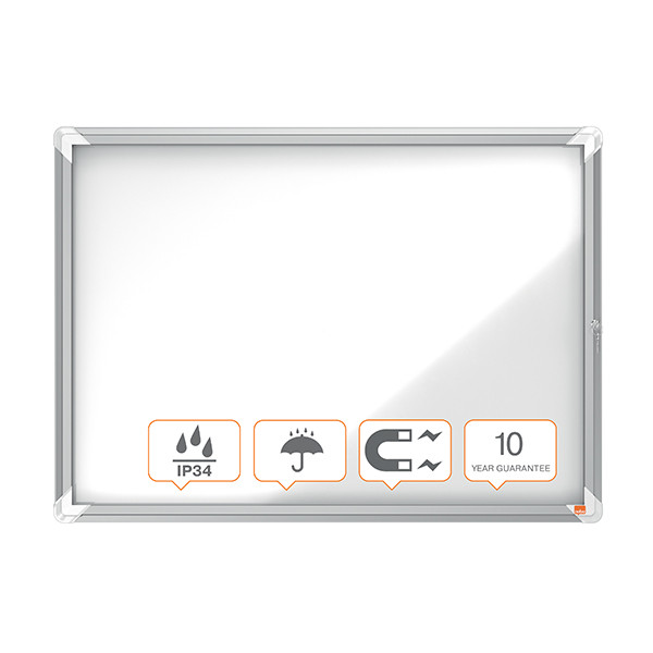 Skyltskåp låsbar 8x A4 | utomhus | Nobo Premium Plus 247486 - 5