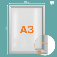 Snäppram A3 | Nobo Essence | aluminium SE001410