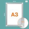 Snäppram A3 | Nobo Premium Plus | aluminium SE001412 - 1