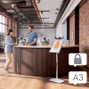 Snäppram A3 låsbar | höj- och sänkbart stativ | Nobo Premium Plus SE001418 - 3