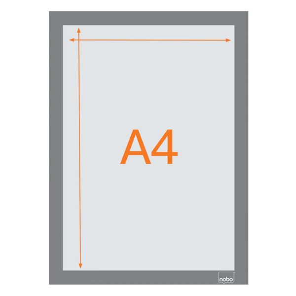 Snäppram A4 magnetisk | Nobo | 2st SE001408 - 2