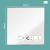 Whiteboard 120 x 120cm magnetlackerat stål | Nobo Essence [PALLFRAKT] SE001407 - 2