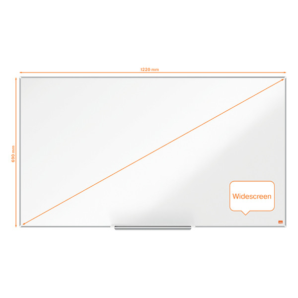 Nobo Whiteboard 122 x 69cm magnetlackerat emalj | Nobo Impression Pro 1915250 247403 - 1