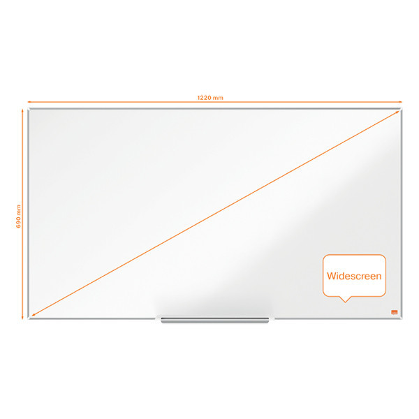 Nobo Whiteboard 122 x 69cm magnetlackerat stål | Nobo Impression Pro 1915255 247398 - 3