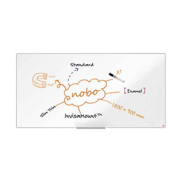 Nobo Whiteboard 180 x 90cm magnetisk emalj | Nobo Impression Pro 1915398 247410 - 3