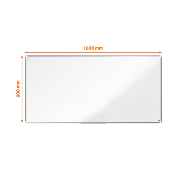 Whiteboard 180 x 90cm magnetisk emalj | Nobo Premium Plus [PALLFRAKT] 247559 - 2