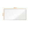 Whiteboard 180 x 90cm magnetisk emalj | Nobo Premium Plus [PALLFRAKT] 247559 - 2