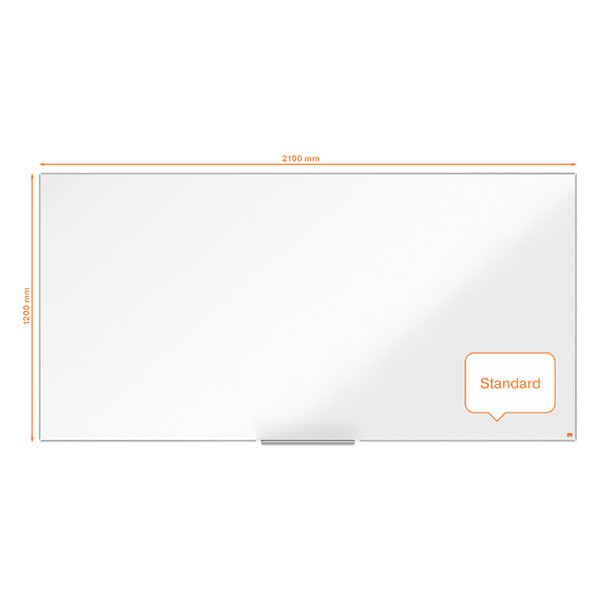 Nobo Whiteboard 200 x 100cm magnetlackerat stål | Nobo Impression Pro 1915407 247394 - 1