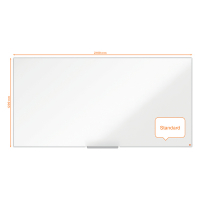 Nobo Whiteboard 200 x 100cm magnetlackerat stål | Nobo Impression Pro 1915407 247394