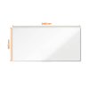 Whiteboard 240 x 120cm magnetisk emalj | Nobo Premium Plus [PALLFRAKT] 247561 - 2