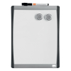 Whiteboard 28 x 21.5cm med böjd ram | Nobo